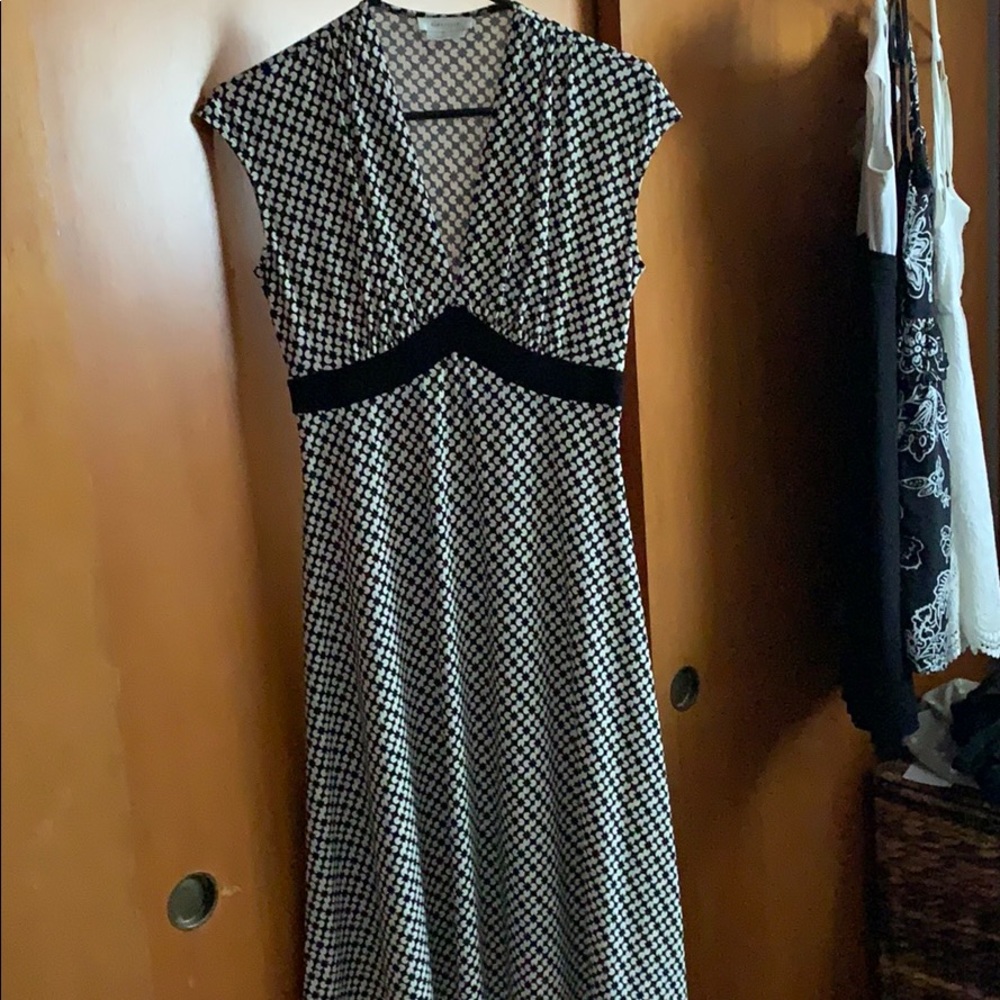 Black and white dress